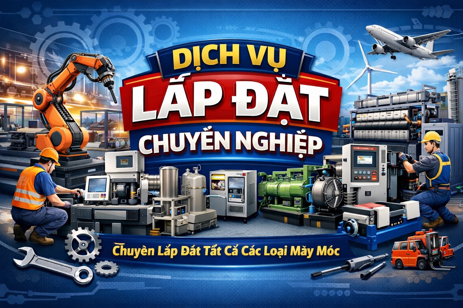 Dịch vụ lắp đặt chuyên nghiệp toàn quốc